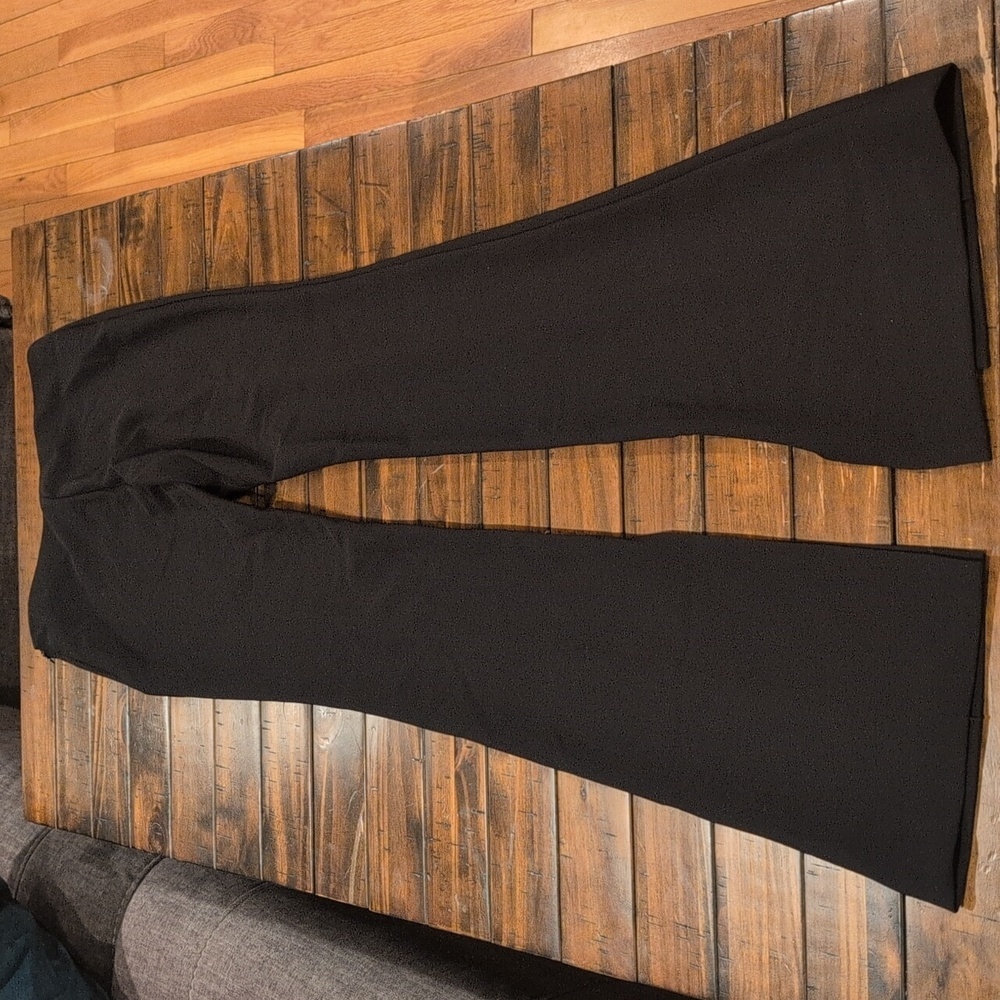 Adam Lippes Black Boot-Cut Flared Pants - Picture 11 of 13